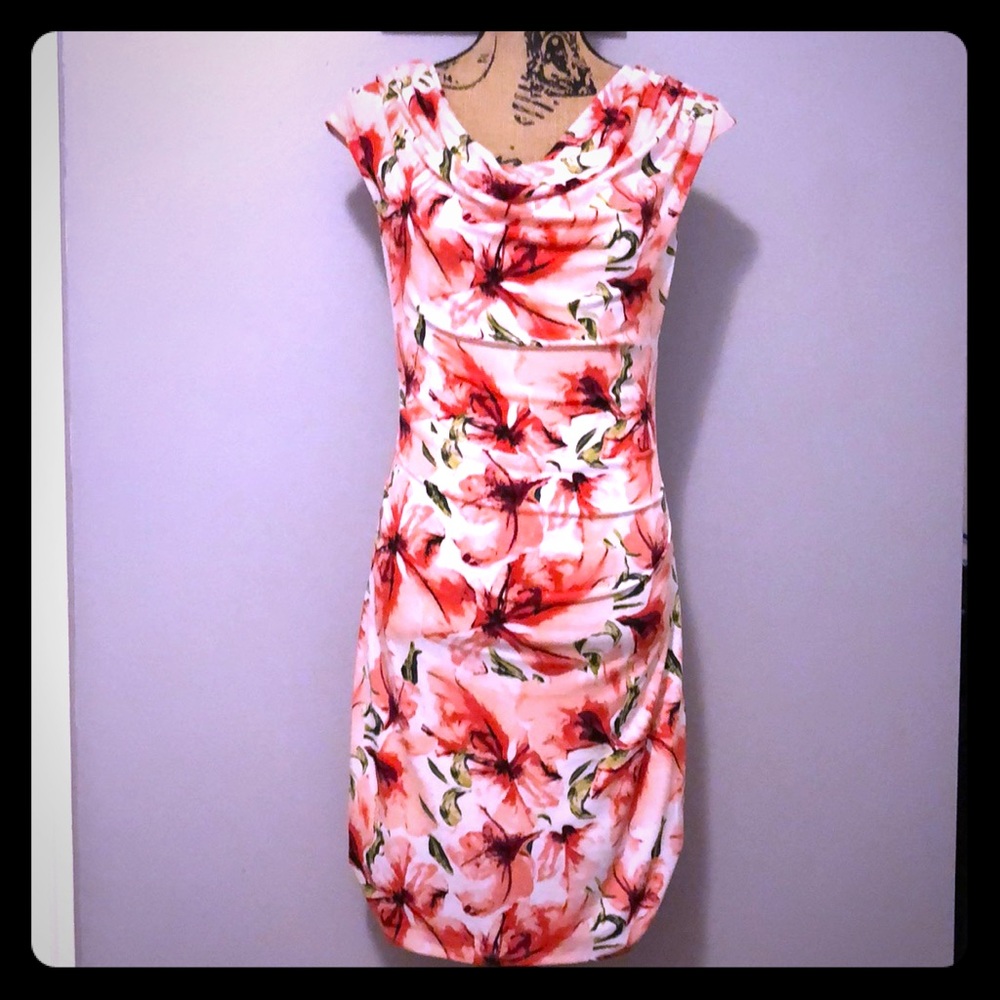 WHBM Floral Midi Dress